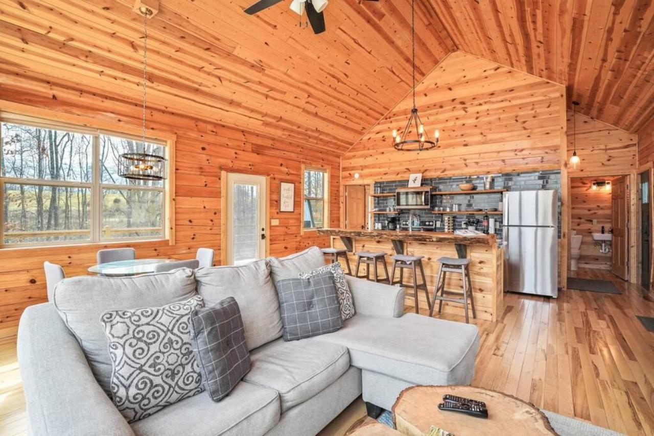 Fern Haven A Modern Take On Hocking Hills Cabins Stella Exterior foto